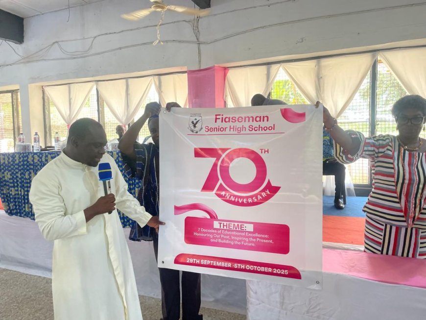 Fiaseman SHS Launches 70th Anniversary Celebrations, Highlights Academic Gains Amid Infrastructure Gaps