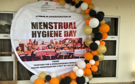 AngloGold Ashanti Iduapriem Mine Commemorates Menstrual Hygiene Day 2025 with Community Outreach