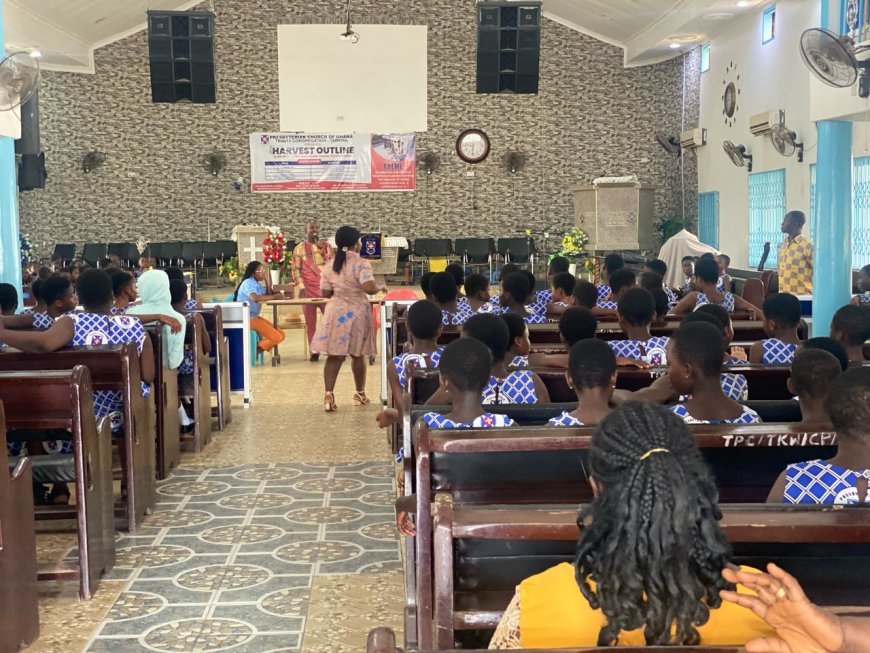 CNC Observes World Menstrual Hygiene Day with Donation to Presbyterian School in Tarkwa