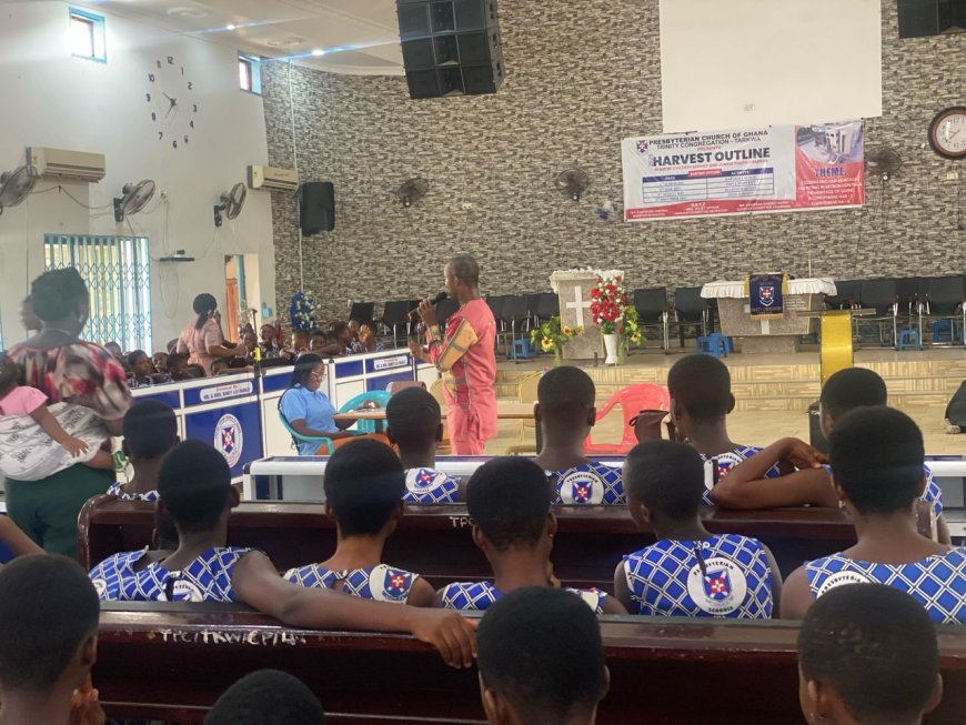 CNC Observes World Menstrual Hygiene Day with Donation to Presbyterian School in Tarkwa