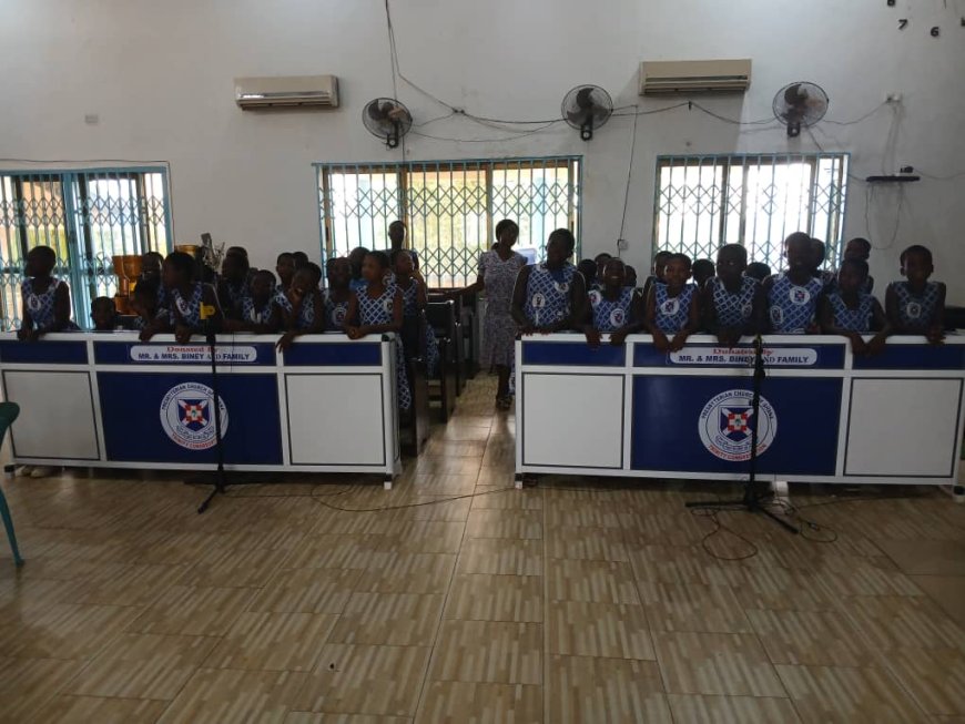 CNC Observes World Menstrual Hygiene Day with Donation to Presbyterian School in Tarkwa
