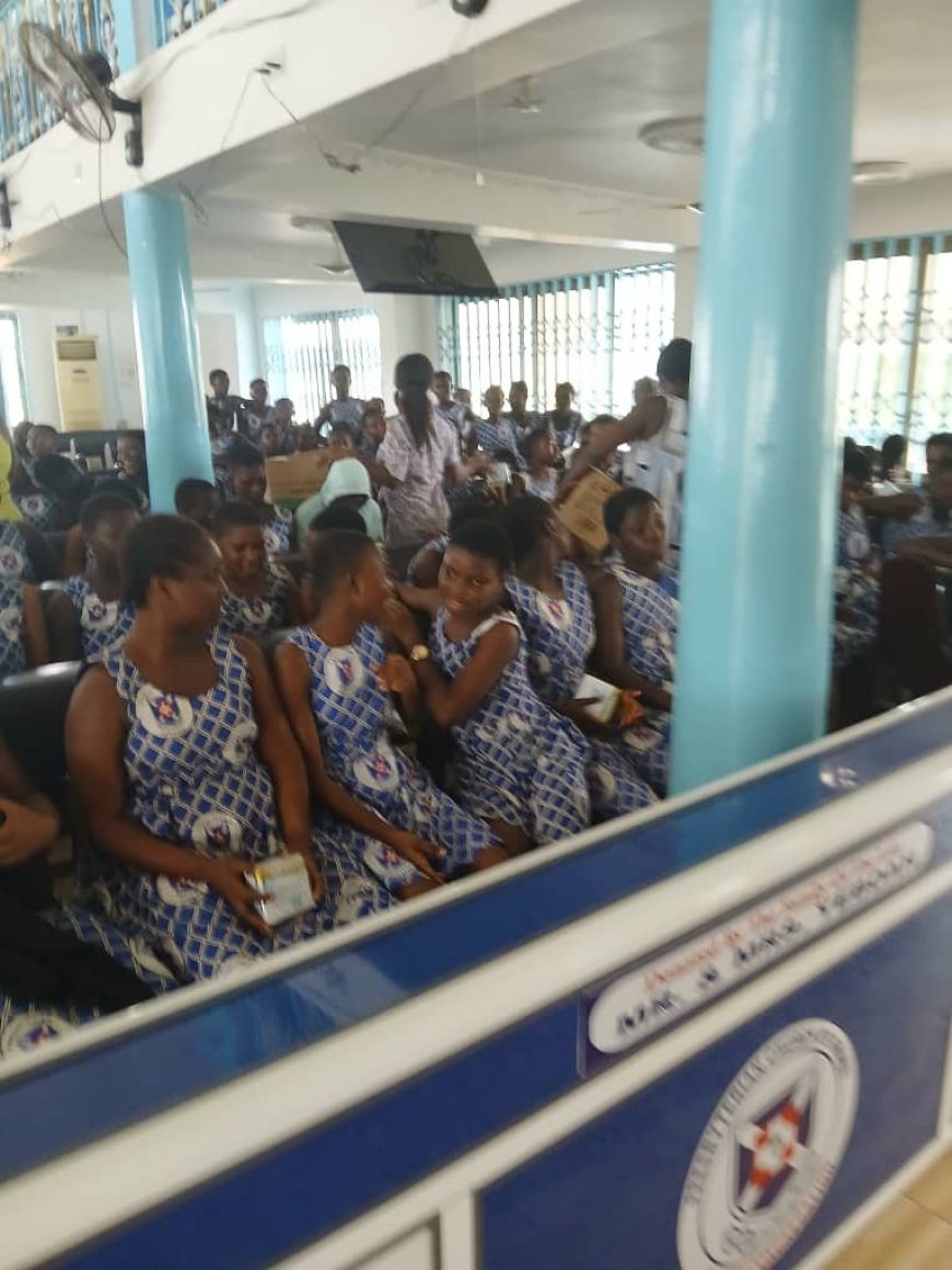 CNC Observes World Menstrual Hygiene Day with Donation to Presbyterian School in Tarkwa