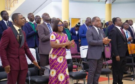 Rev. Stephen Wengam and Wife Embark on Apostolic Visit to Volta North Region