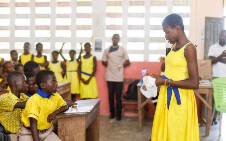 Gold Fields Ghana Foundation's Peer Educators Transform Menstrual Health Attitudes in Host Schools