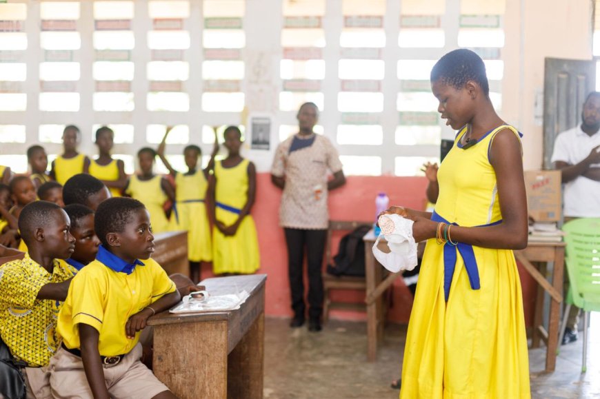 Gold Fields Ghana Foundation's Peer Educators Transform Menstrual Health Attitudes in Host Schools