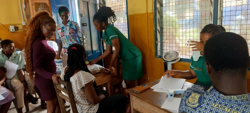 Gold Fields, Space FM Medical Outreach Brings Hope to Tarkwa Technical Institute Amidst Infrastructure Struggles