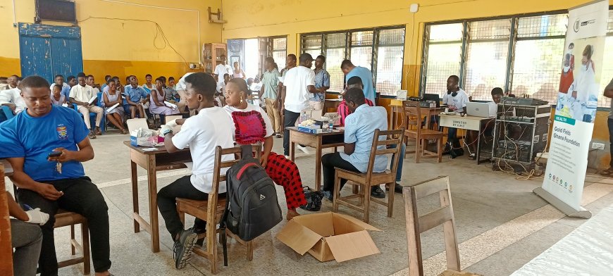 Gold Fields, Space FM Medical Outreach Brings Hope to Tarkwa Technical Institute Amidst Infrastructure Struggles
