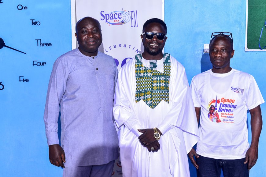 Space FM Unveils Musikal Vyrus as New Evening Drive Host in Star-Studded On-Air Ceremony