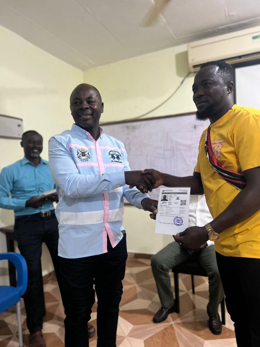40 youth receive driving licences as Tarkwa MP turns humble beginnings into highway ahead