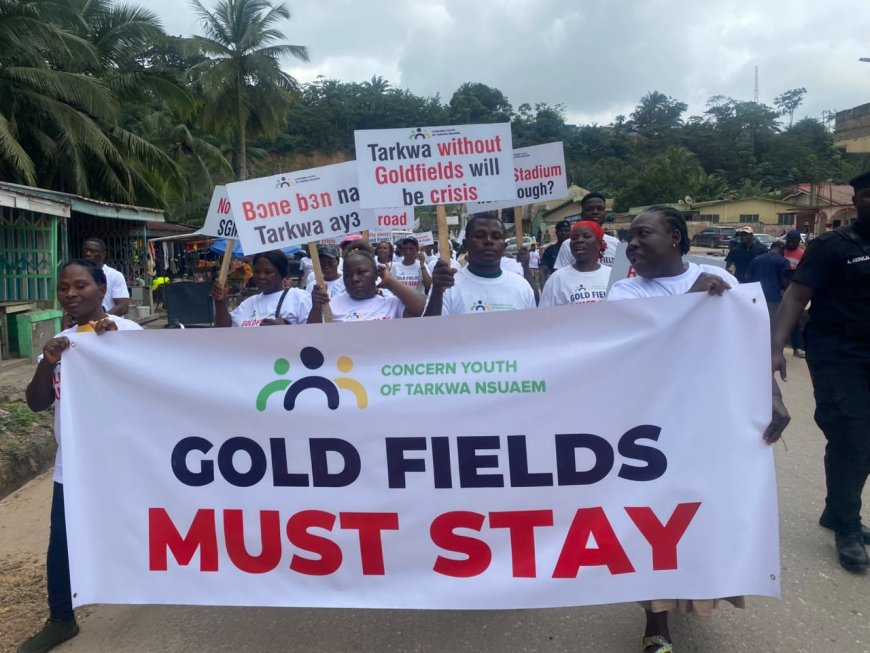 Tarkwa Youth Petition Authorities to Renew Gold Fields Mine Lease Before April 2027