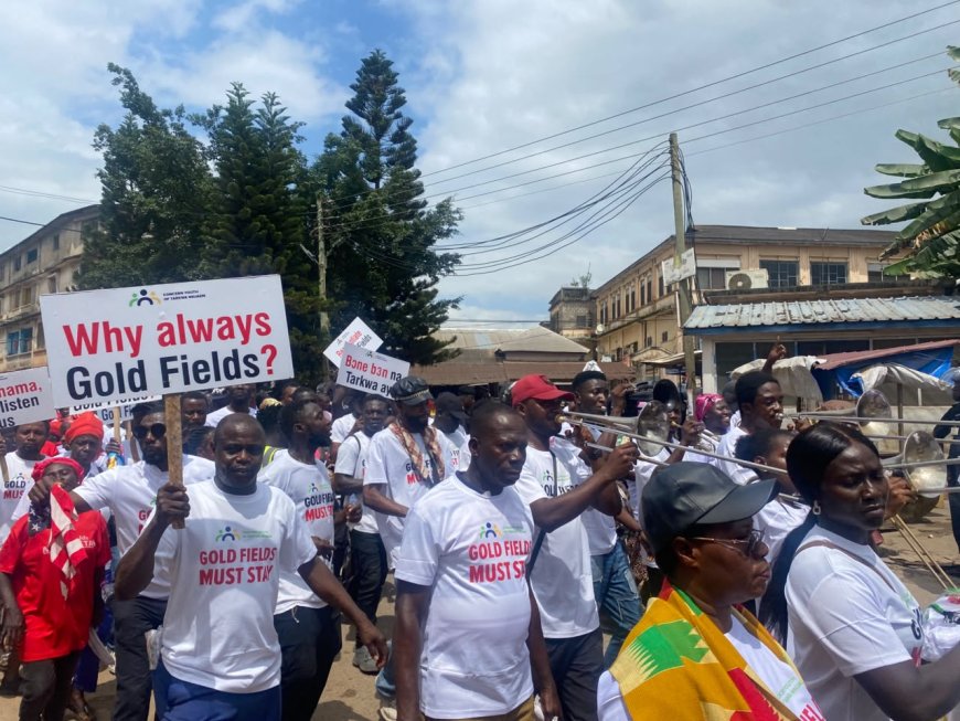 Tarkwa Youth Petition Authorities to Renew Gold Fields Mine Lease Before April 2027