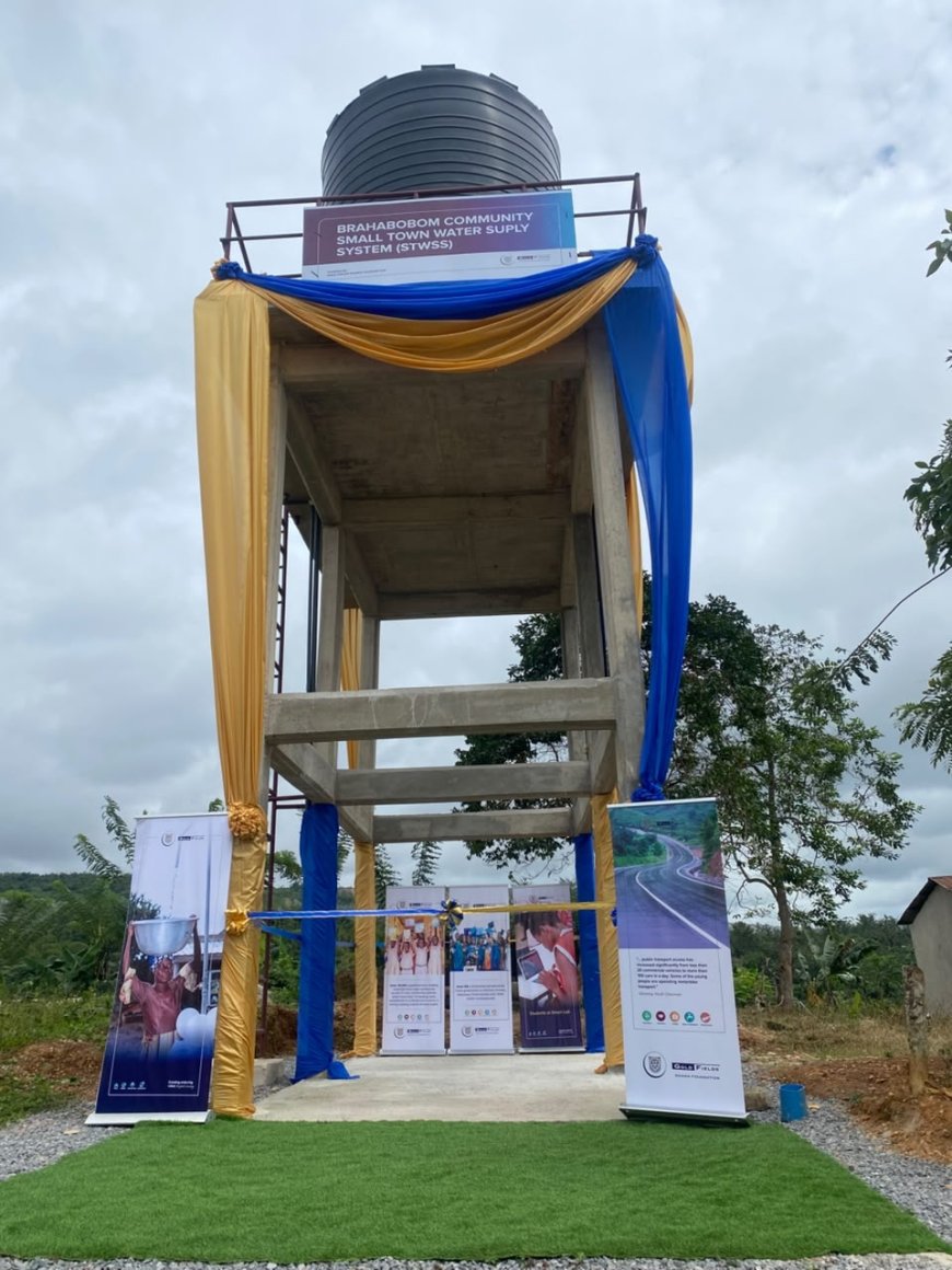 Gold Fields Ghana Foundation delivers lifeline to Brahabebom community with new water system