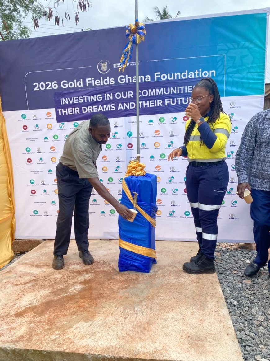 Gold Fields Ghana Foundation delivers lifeline to Brahabebom community with new water system