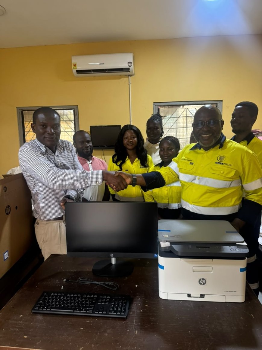 A New Dawn for Labour: Gold Fields Equips Tarkwa Labour Department with Modern Equipment
