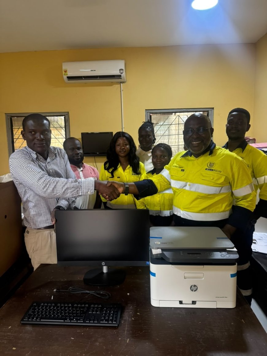 A New Dawn for Labour: Gold Fields Equips Tarkwa Labour Department with Modern Equipment
