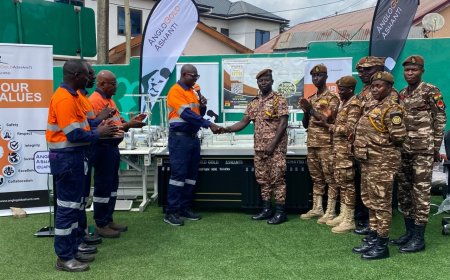 Anglogold Iduapriem Mine proposes partnership with Tarkwa Prisons Service to sew workers' attire