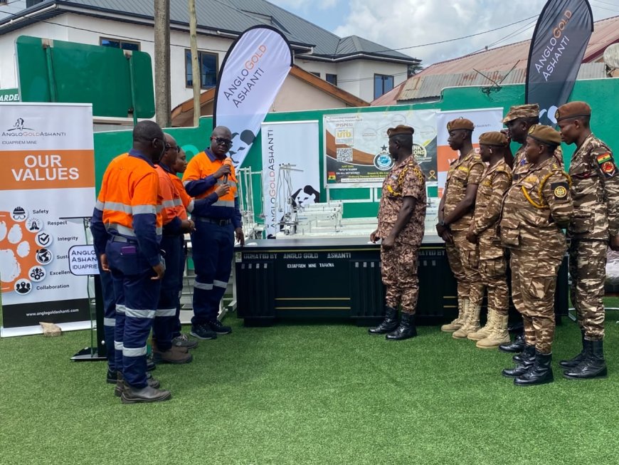 Anglogold Iduapriem Mine proposes partnership with Tarkwa Prisons Service to sew workers' attire